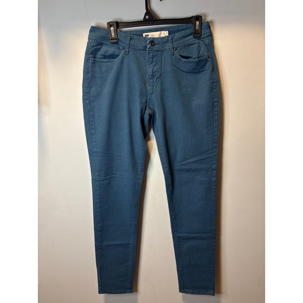 Levis Legging Jeans‎ Teal Blue Skinny Stretch Denim Size 31 Mid Rise